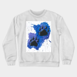 Splatter Paws Crewneck Sweatshirt